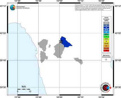 Mappa EMS - territori comuni