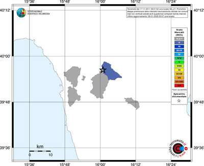 Mappa MCS - territori comuni