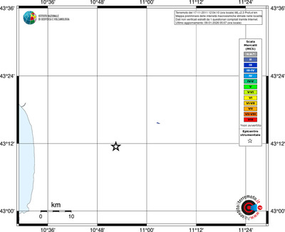 Mappa MCS - territori località