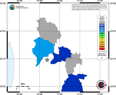 Mappa MCS - territori comuni
