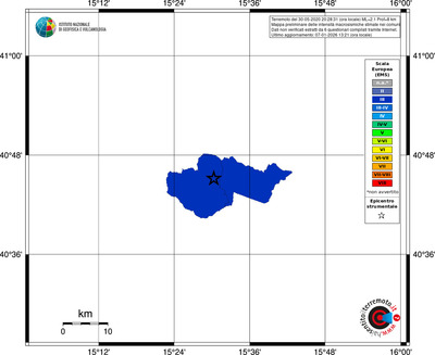 Mappa EMS - territori comuni