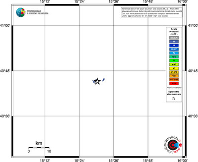 Mappa MCS - territori località