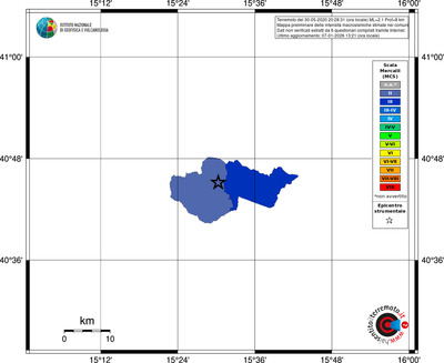 Mappa MCS - territori comuni