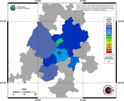 Mappa MCS - territori comuni
