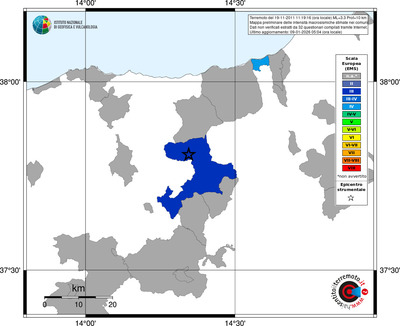 Mappa EMS - territori comuni