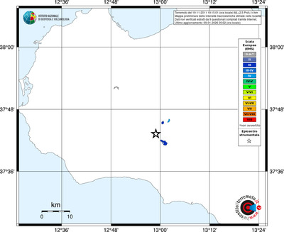 Mappa EMS - territori località