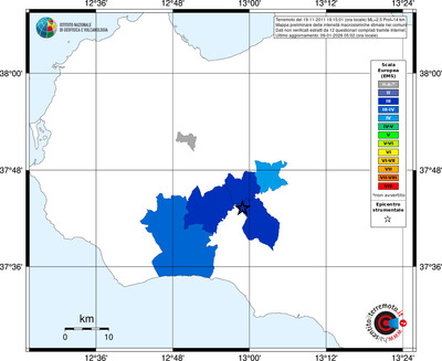Mappa EMS - territori comuni