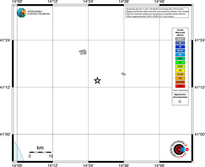 Mappa MCS - territori località