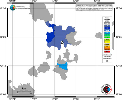 Mappa MCS - territori comuni