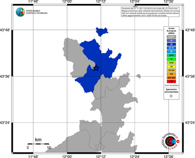 Mappa EMS - territori comuni