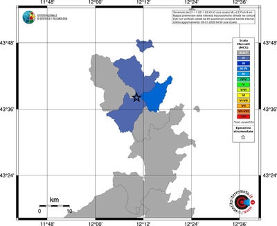 Mappa MCS - territori comuni