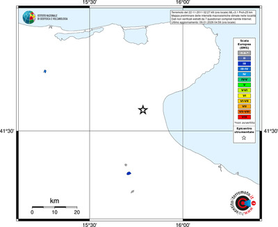 Mappa EMS - territori località