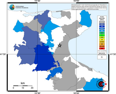 Mappa MCS - territori comuni