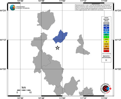Mappa MCS - territori comuni