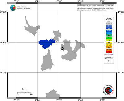 Mappa MCS - territori comuni