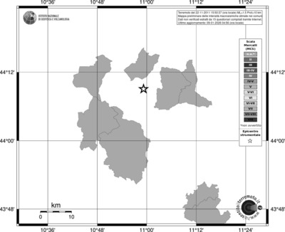 Mappa MCS - territori comuni
