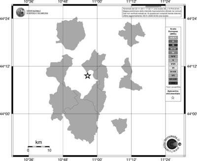 Mappa EMS - territori comuni