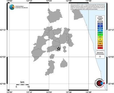 Mappa EMS - territori comuni