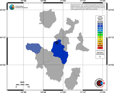 Mappa MCS - territori comuni
