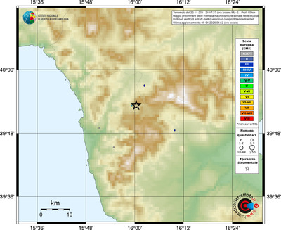Mappa EMS - località