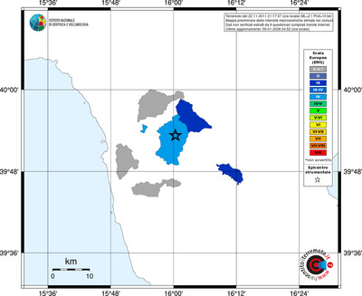Mappa EMS - territori comuni