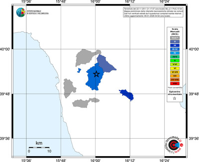 Mappa MCS - territori comuni