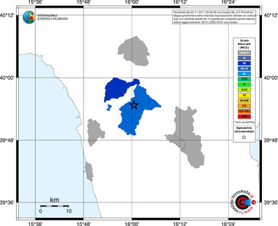 Mappa MCS - territori comuni