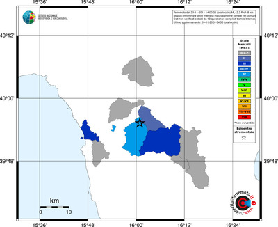 Mappa MCS - territori comuni