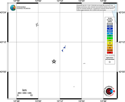 Mappa EMS - territori località