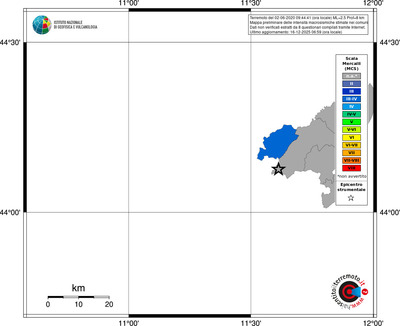 Mappa MCS - territori comuni