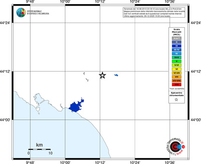 Mappa MCS - territori località