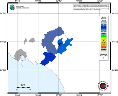 Mappa MCS - territori comuni