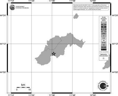 Mappa EMS - territori comuni
