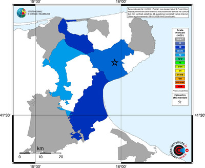 Mappa MCS - territori comuni