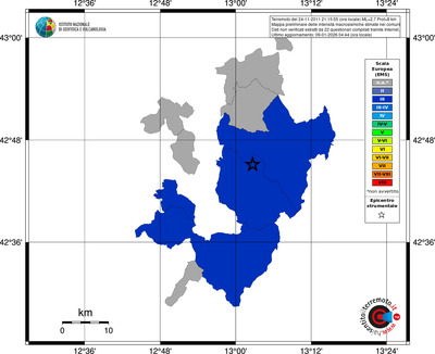 Mappa EMS - territori comuni