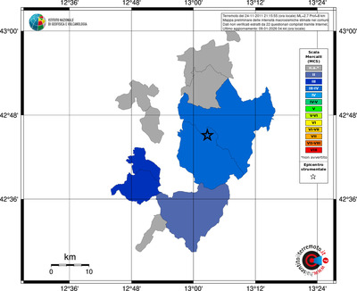 Mappa MCS - territori comuni