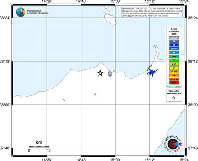 Mappa EMS - territori località