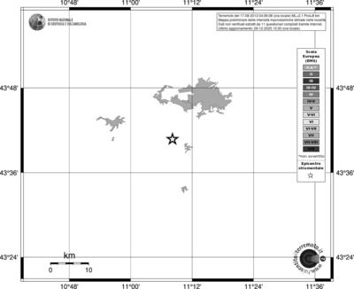 Mappa EMS - territori località