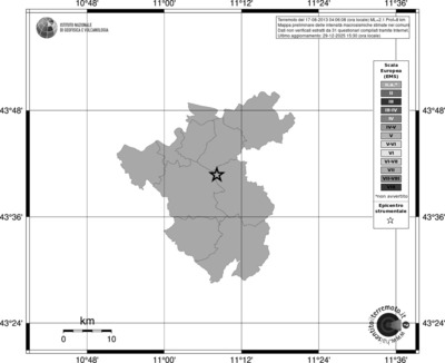 Mappa EMS - territori comuni