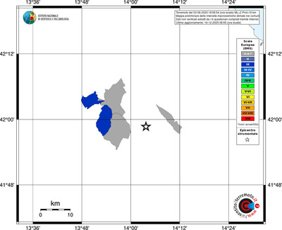 Mappa EMS - territori comuni