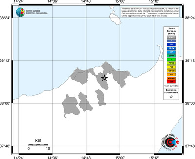 Mappa EMS - territori comuni
