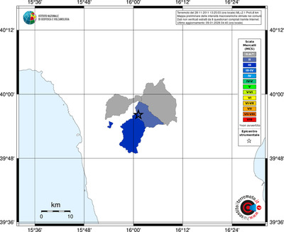 Mappa MCS - territori comuni