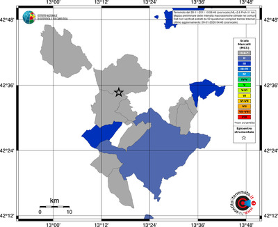 Mappa MCS - territori comuni