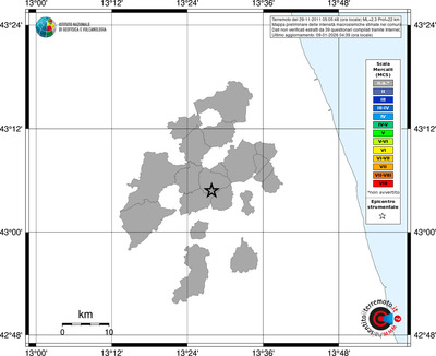 Mappa MCS - territori comuni
