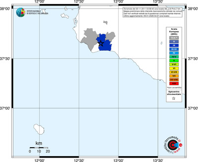 Mappa EMS - territori comuni