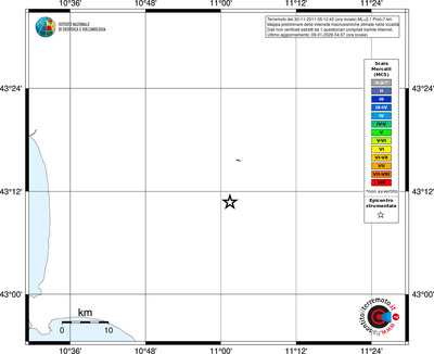 Mappa MCS - territori località