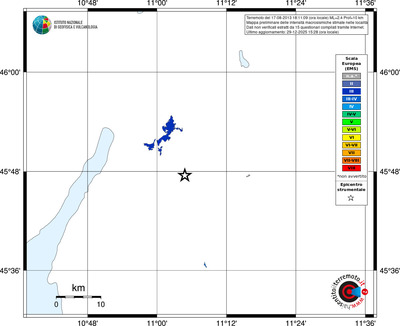 Mappa EMS - territori località