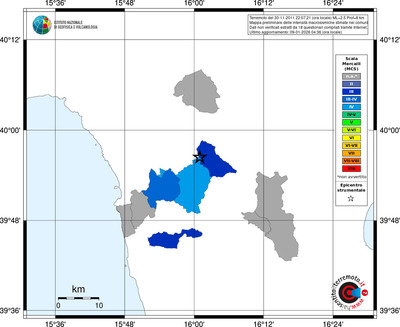 Mappa MCS - territori comuni