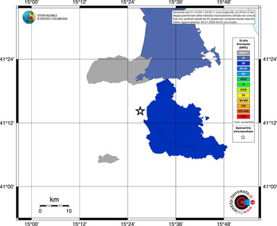 Mappa EMS - territori comuni
