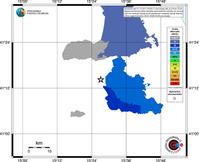 Mappa MCS - territori comuni
